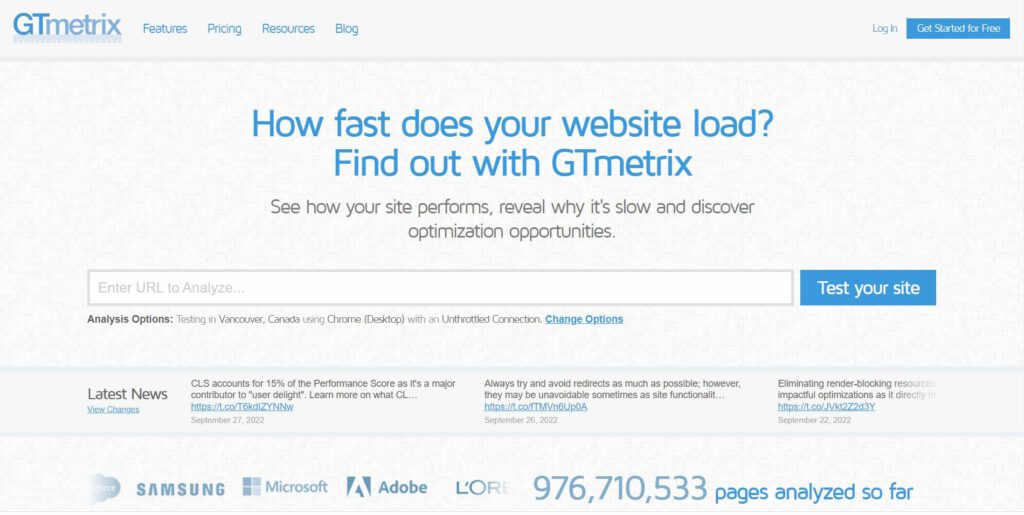 GTMetrix