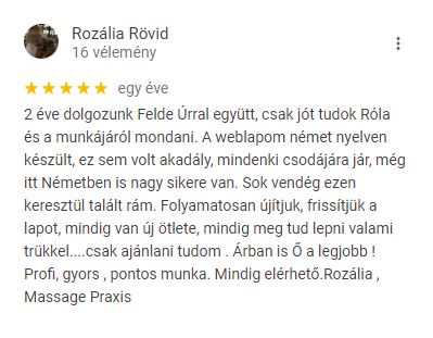 Rövid Rozália véleménye