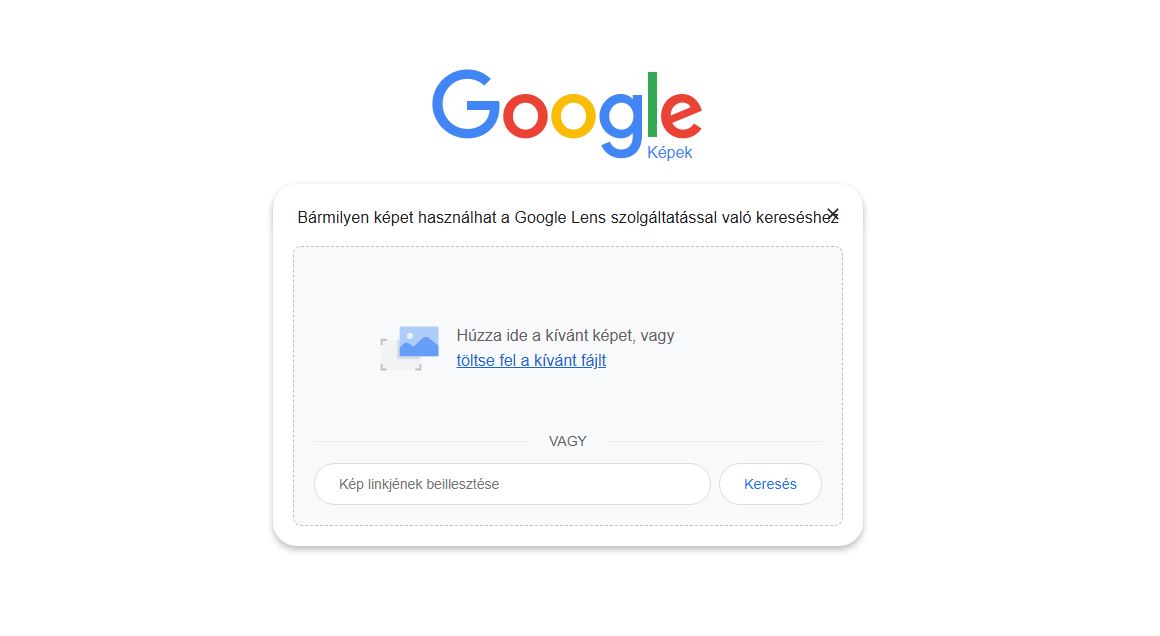 kép alakú keresés feltöltéssel